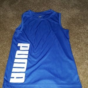Royal blue boys Puma shirt